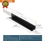 1u Universal Rack Mount Rails 4-post Server Rack Shelf Rail With 20 9 -32  Adjus