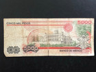 1985 El Banco De Mexico 5000 Pesos Banknote Currency - Circulated
