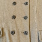 Vintage Saks Fifth Avenue Toddler Wool Coat 3t 4t Camel Double Breasted 60s 70s