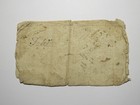 1754 Forty Shillings North Carolina Nc Colonial Currency Note Bill  40s  Rare