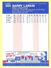 1987 Fleer - Barry Larkin  204  rc  Nrmt-mt Fresh Pack    free  Shipping