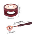 Wax Seal Warmer Melting Pot Wax Sealer Melting Furnace With Melting Spoon