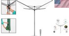 Topspinner 4-arm Clothesline Dryer - 131 Ft Uv-resistant Outdoor Solution