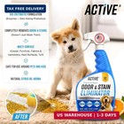 Pet Odor And Stain Eliminator - 32 Oz Active Enzyme Cleaner For Dog   Cat Urine 