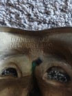 Vintage Solid Brass Theater Drama  Comedy Wall Masks New Orleans Mardi Gras