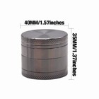 Tobacco Spice Herbal Herb Grinder  Metal Chromium Alloy Crusher 1 57 1 37 Inches