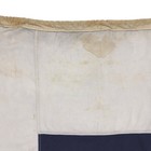 Large Vintage Cotton Nautical Signal Flag Maritime Cloth Ship Old Boat A Sierra