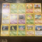 1999 Pokemon Cards Complete Base Unlimited Common   Uncommon 70 Card Set Lp-nm