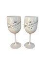 Moet   Chandon White Ice Imperial Acrylic Champagne Glasses X 2