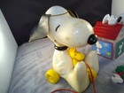 1972 Snoopy And Woodstock Pull Toy dog House  1979 Astronaut And Ornament
