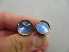 Blue Cuff Links vtg Collectible Mens Jewelry