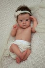 Reborn Baby Dolls Girl 18  Vinyl Body Realistic Newborn Lifelike Toddler Doll