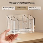 Toothbrush Holders For Bathroom Countertop Organizer  5 Slots Large Capacity    