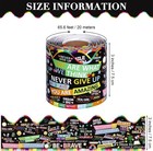 Durony 65 6 Feet Inspirational Quota Bulletin Board Boarder Scalloped Border    
