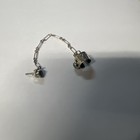 Sterling Silver Navajo Native Stud   Cuff Turquoise Earring Native American   f