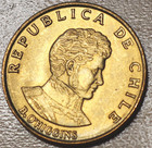 1971 Chile 10 Centesimos Unc 