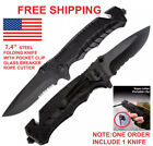 Folding Knife Pocket Knife Spring Open Assist Survival Hunting Tactical Knife