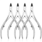 Professional Cuticle Cutter Nail Nippers Stainless Steel Dead Skin Remover Tool