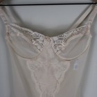 Olga 36b Nude Nylon Compression Pinup Vargas Bodysuit Long Line Girdle Nwot