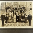 1929 Central Falls High School Class Photo 8x10 Matte Vtg Rhode Island