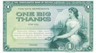 Gabris Fantasy Banknote One Big Thanks 2024 Micro Banknote Size 115 X 68 Mm
