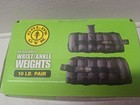 Golds Gym Adjustable Wrist And Ankle Weights 10lb Pair