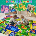 Soft Non-toxic Baby Play Mat With Abc Alphabet - Foldable Crawling Mat For In   