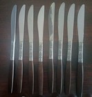 Mcm Interpur Wood Handle Scroll Canoe Hearts Stainless Flatware 40 Piece Set