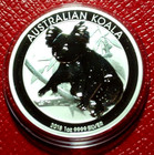 2018-p Australian Koala  1 Coin 1 Troy Oz 999 Fine Silver In Capsule