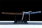 Folded Damascus Steel Sharp Japanese Samurai Sword Katana Full Tang Battle