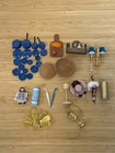 1 12 Scale Dollhouse Miniatures Lot Accessories Kitchen Decor Bags Rug Cat Doll