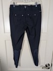 Ariat Pro Series Women Size 28r Breeches Equestrian Crop Pants Black Riding