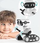 Rechargeable Rc Robot Toy For Kids   Remote Control With Music And Led Eyes