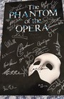 Phantom Of The Opera Cast Signed Window Card Broadway Poster Dated 1988  14 x22 