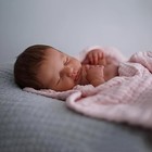 19in Realistic Reborn Baby Dolls Full Body Vinyl Silicone Girl Doll Newborn Doll