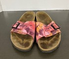 Papillio By Birkenstock Buckle Sandals Womens Size 7 Multicolor Arizona Summer