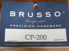 Brusso Solid Brass Finger Pull Cp-200 - Quality Woodworking Hardware - Usa 