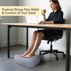 Inflatable Foot Rest For Airplane Travel   Office  Portable Leg Rest Pillow  