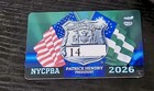 Nypd Pba Card 2026 With Badge Number And Name Provided  