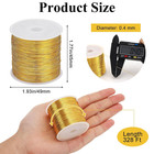 328ft 0 4mm Jewelry Wire  26 Gauge Tarnish Resistant Beading Wire For Jewelry