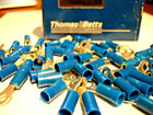 Thomas   Betts Vinyl Ring Terminals  6  14-18ga  14rb-6 Sta-kon Usa Made Box 100
