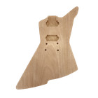 Unfinished Diy Electric Guitar Body  Mahogany Hh Pre-routed Guitar Build Blank