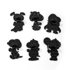 6pcs Halloween Enamel Pin Collection Cartoon Dog Ghost Lapel Badges