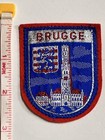 Belfry Of Brugge Belgium Vintage Patch 1950s Badge Travel Souvenir  Embroidered