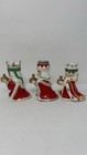 3 Rare Vintage Holt Howard Wee Wisemen Candle Holders Mcm Japan Christmas 1960