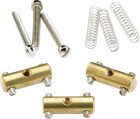 Genuine Fender Vintage Brass Telecaster Tele Bridge Saddles - 3 Saddles W screws
