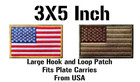Usa American Flag Patches Oversized 3 x5  Hook And Loop Military Tactical Morale