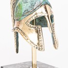 Athenian Helmet On A Base Ancient Greek Bronze Museum Replica 369-1