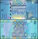 Samoa 10 Tala  2017 Nd  P-39b  Unc X 10 Pcs