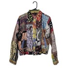 Sacred Threads Patchwork Cotton Jacket Boho Hippie Festival Indie Sleaze M l